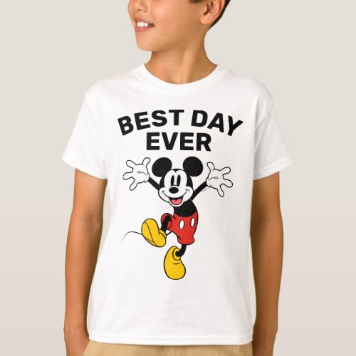 Mickey Mouse  Best Day Ever T_Shirt