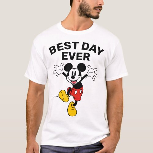 Mickey Mouse  Best Day Ever T_Shirt