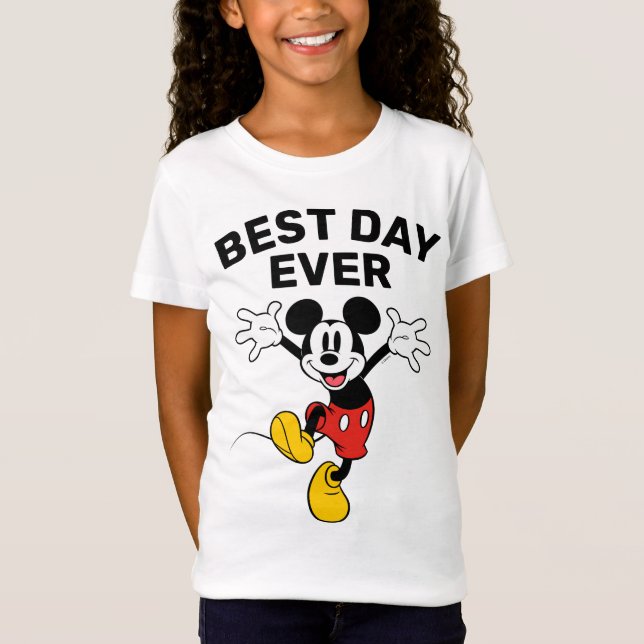 Mickey Mouse | Best Day Ever T-Shirt (Front)