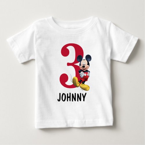 Mickey Mouse  Birthday Baby T_Shirt