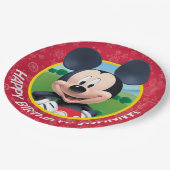 Mickey Mouse Birthday Paper Plates (Angled)