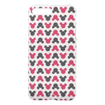 Mickey Mouse | Black And Red Pattern Iphone 8 Plus/7 Plus Case by MickeyAndFriends at Zazzle