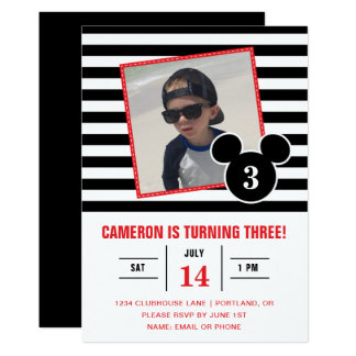 micky mouse invitations