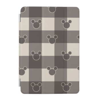Mickey Mouse | Brown Plaid Pattern Ipad Mini Cover by MickeyAndFriends at Zazzle