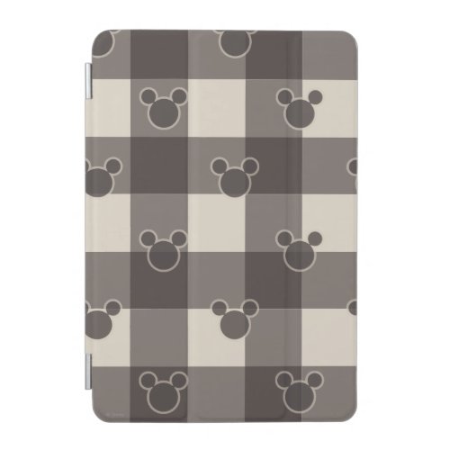 Mickey Mouse  Brown Plaid Pattern iPad Mini Cover