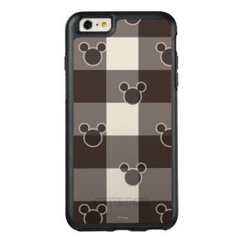 Mickey Mouse | Brown Plaid Pattern Otterbox Iphone 6/6s Plus Case by MickeyAndFriends at Zazzle