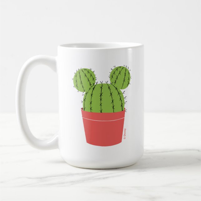 Mickey Mouse Cactus Icon Coffee Mug (Left)