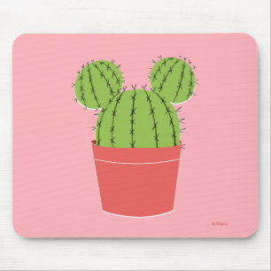 Mickey Mouse Cactus Icon Mouse Pad