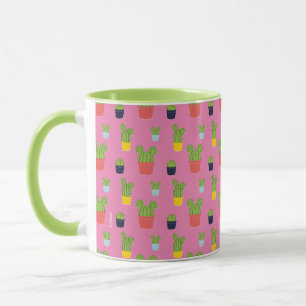 Mickey Mouse Cactus Icon Pattern Mug