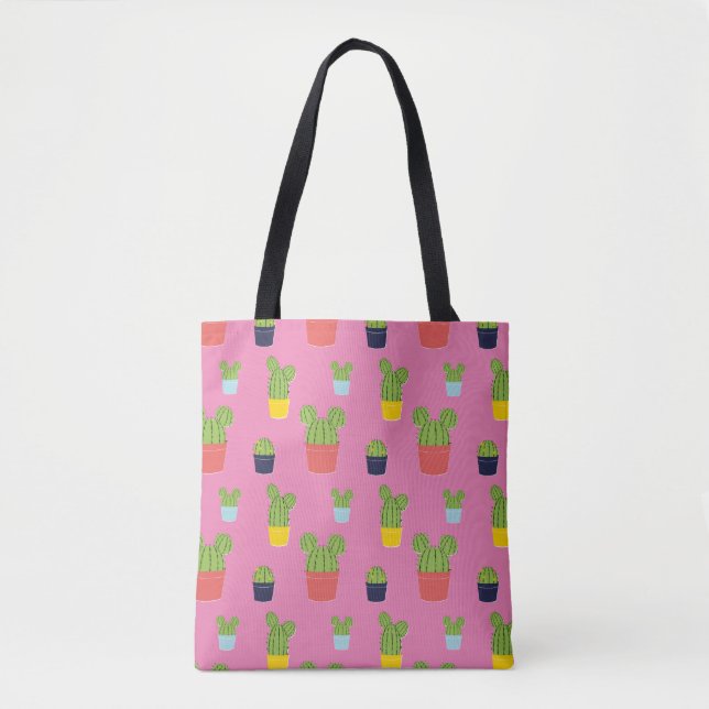 Mickey Mouse Cactus Icon Pattern Tote Bag (Front)