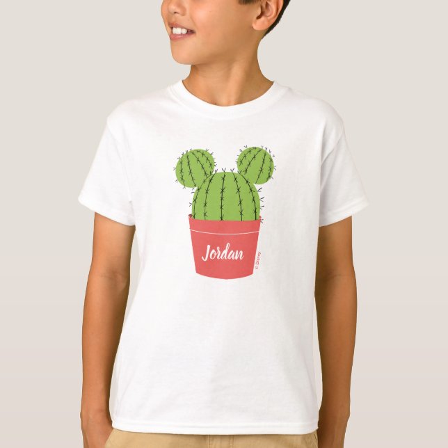 Mickey Mouse Cactus Icon T-Shirt (Front)