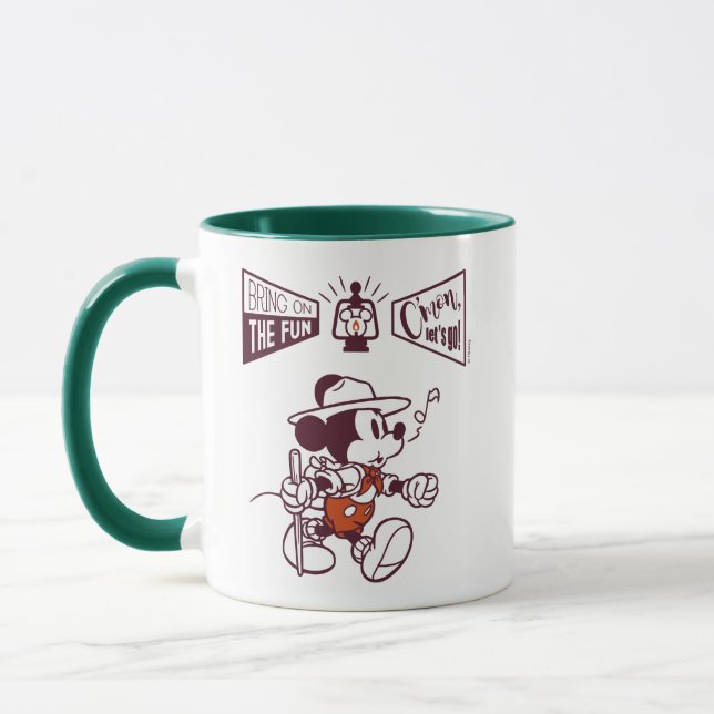 Mickey Mouse Camp  Mug (Left)