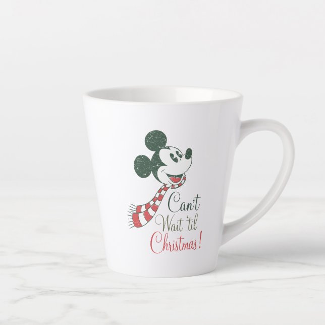 Mickey Mouse | Can't Wait 'til Christmas! Latte Mug (Right)