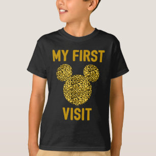 Mickey Mouse Cheetah My First Visit T-Shirt