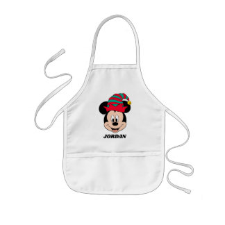 Mickey Mouse | Christmas Elf Hat Kids' Apron
