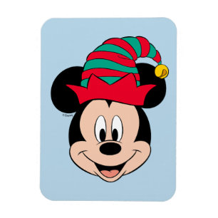 Mickey Mouse   Christmas Elf Hat Magnet