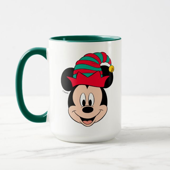 Mickey Mouse | Christmas Elf Hat Mug (Left)