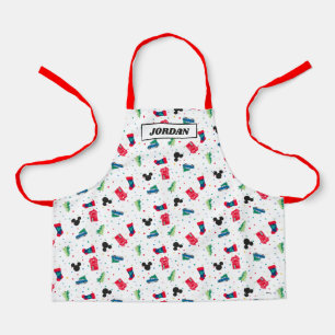 Mickey Mouse   Christmas Icon Pattern Apron