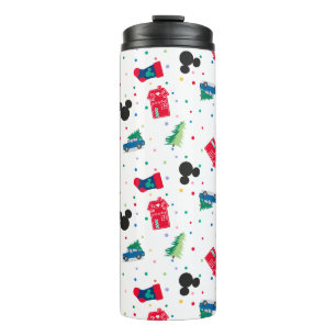 Mickey Mouse   Christmas Icon Pattern Thermal Tumbler