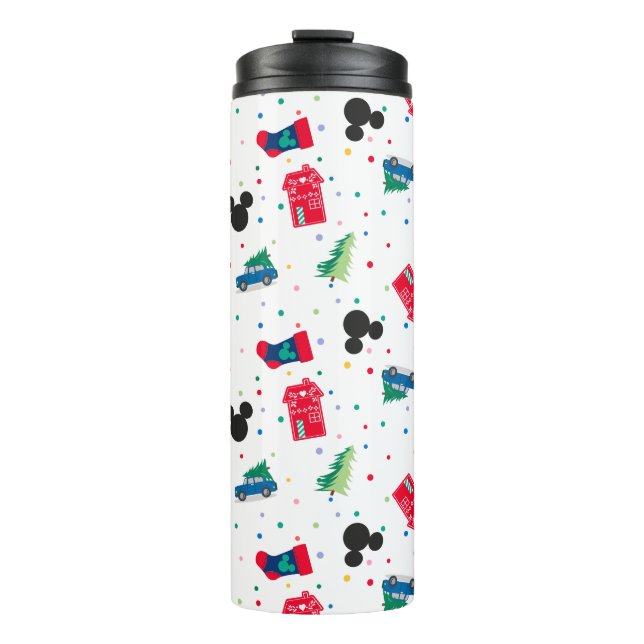 Mickey Mouse | Christmas Icon Pattern Thermal Tumbler (Front)