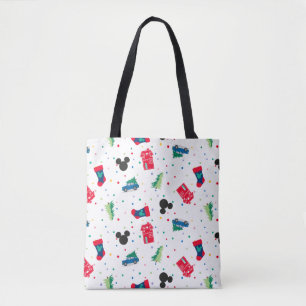 Mickey Mouse   Christmas Icon Pattern Tote Bag