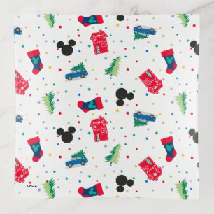 Mickey Mouse   Christmas Icon Pattern Trinket Tray