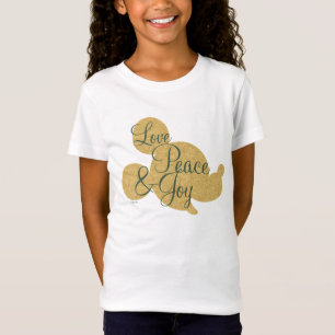 Mickey Mouse Christmas Love, Peace & Joy T-Shirt