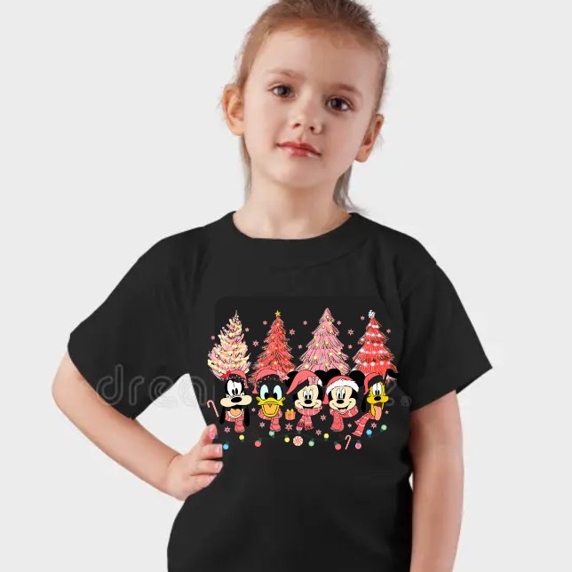 Mickey Mouse Christmas Tree DTF T-Shirt (Creator Uploaded)