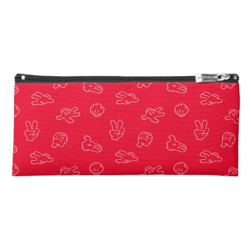 Mickey Mouse  Classic Icon Red Pattern Pencil Case