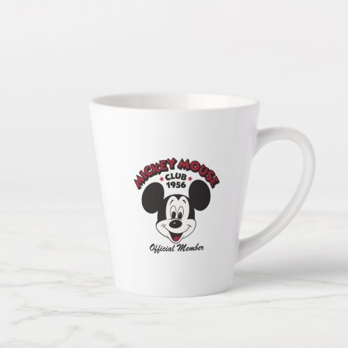 Mickey Mouse Club 1956 Official Member Latte Mug