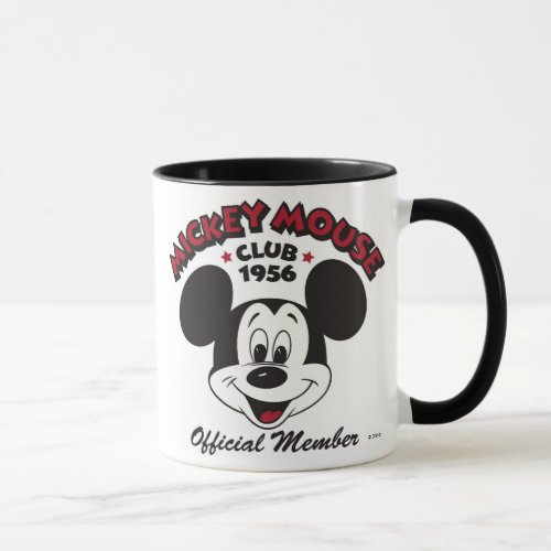 Mickey Mouse Club 1956 Official Member Mug