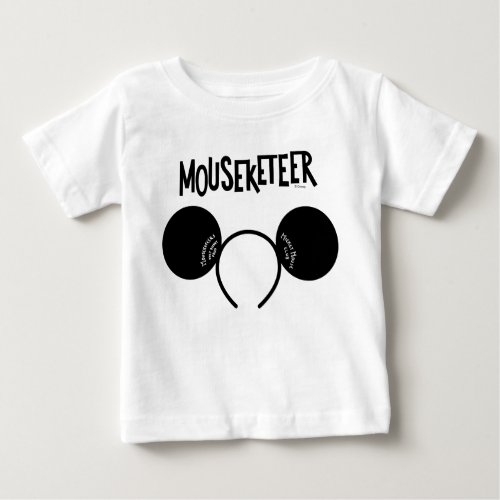 Mickey Mouse Club Ears Baby T_Shirt