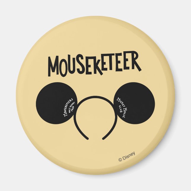 Mickey Mouse Club Ears Magnet (Front)