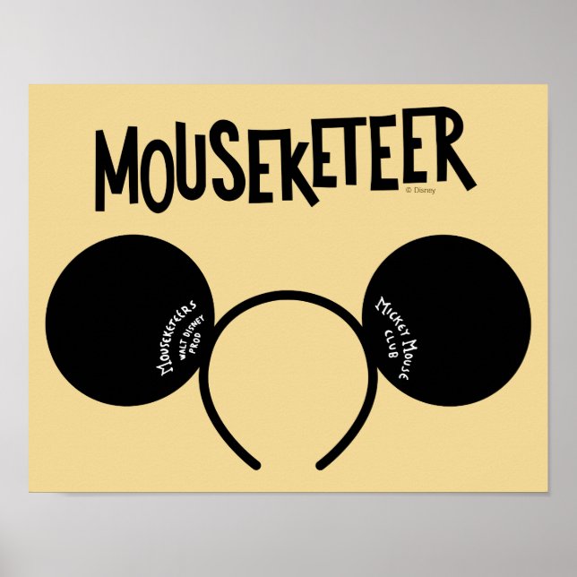 Mickey Mouse Club Ears Poster (Front)