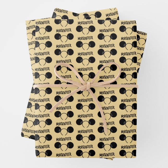 Mickey Mouse Club Ears Wrapping Paper Sheets (In situ)