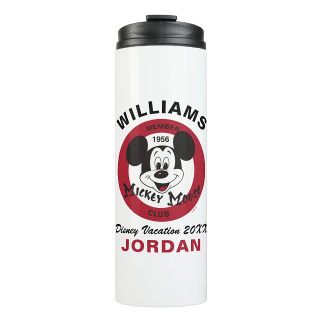 Mickey Mouse Club | Family Vacation Thermal Tumbler (Front)