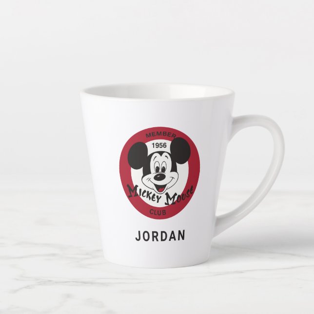 Mickey Mouse Club | Family Vacation & Year Latte Mug (Right)