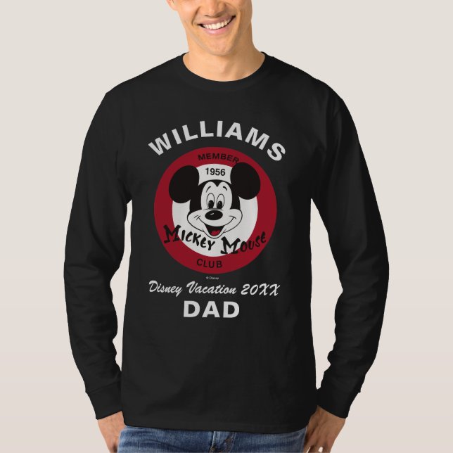 Mickey Mouse Club | Family Vacation & Year T-Shirt (Front)