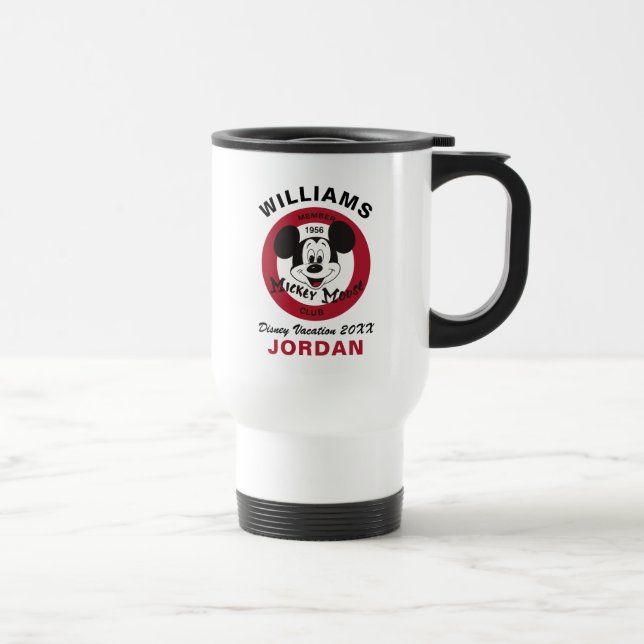Mickey Mouse Club | Family Vacation & Year Travel Mug (Right)