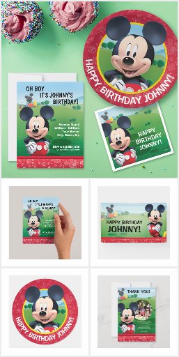 Mickey Mouse Club House Birthday