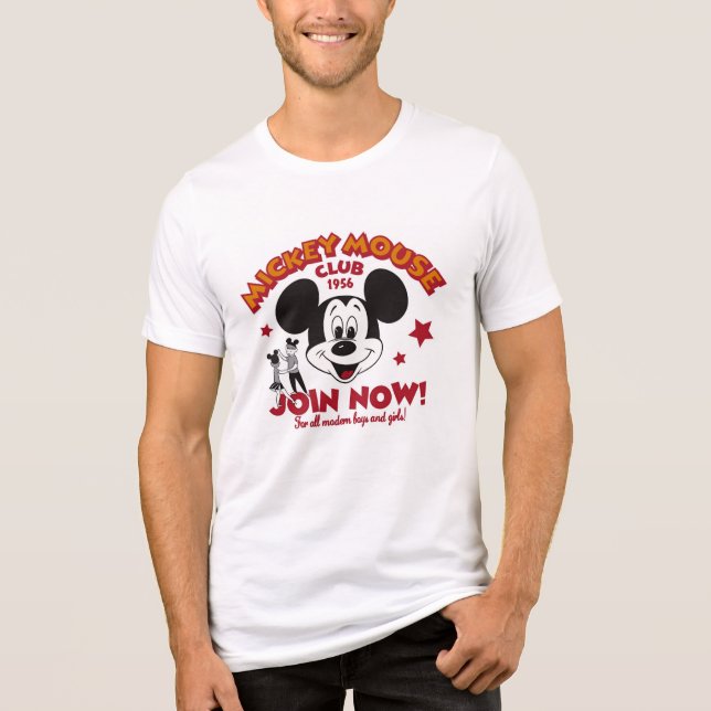 Mickey Mouse Club "Join Now" Tri-Blend Shirt (Front)