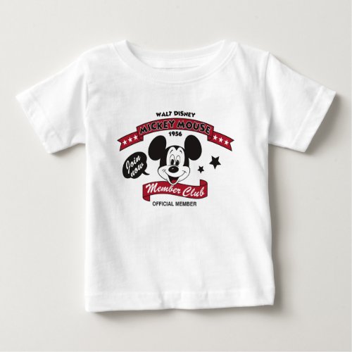 Mickey Mouse Club Logo 1956 Baby T_Shirt
