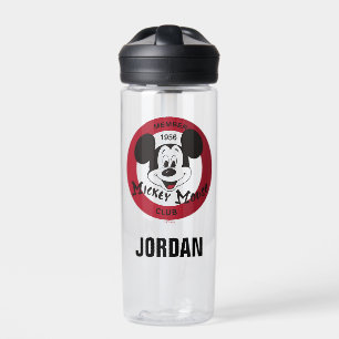 Mickey Mouse Club Logo Add Your Name Water Bottle