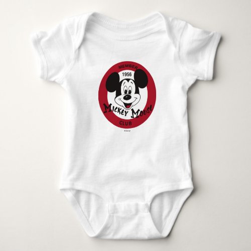 Mickey Mouse Club logo Baby Bodysuit
