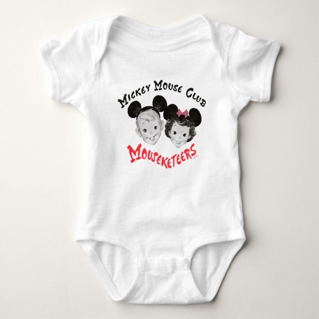 Mickey Mouse Club Mouseketeers Baby Bodysuit (Front)