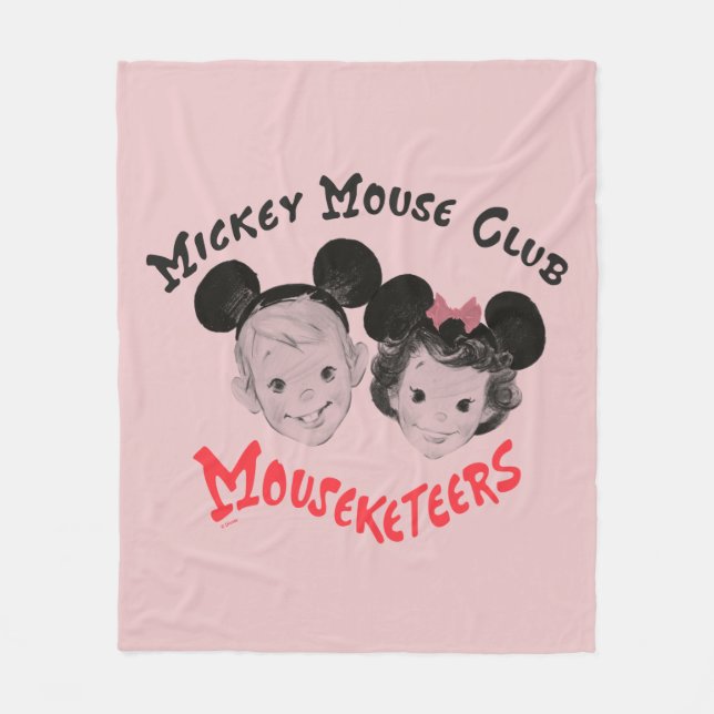 Mickey Mouse Club Mouseketeers Fleece Blanket (Front)