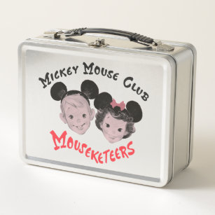 Other, Walt Disney Mickey Mouse Club Metal Lunch Box Made In Usa