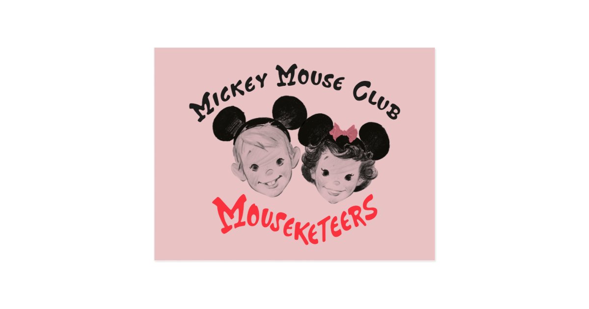 Mickey Mouse Club Mouseketeers Postcard | Zazzle.com