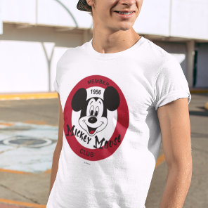 Mickey Mouse Club Retro Logo Design T-Shirt