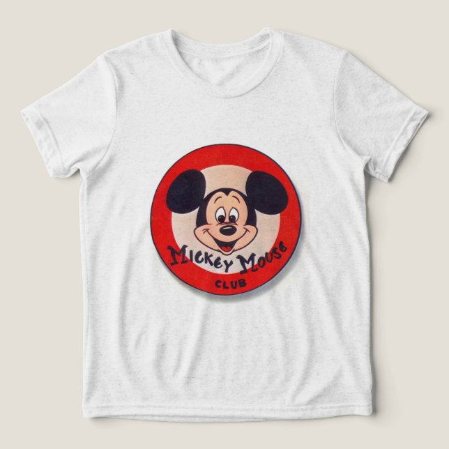 Mickey Mouse Club Tri-Blend Shirt (Design Front)